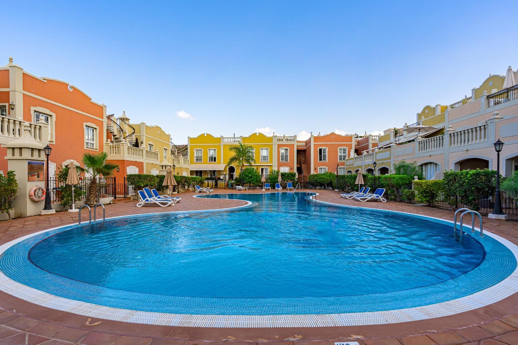 Paraiso Palm Mar Beautiful & Bright Renovated Apartment With Air Conditioning מראה חיצוני תמונה